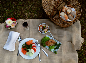 Picnic basket from the Elephant restaurant