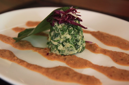 Garden of Eden Salad with Tomato Sambal with Lime Condiment